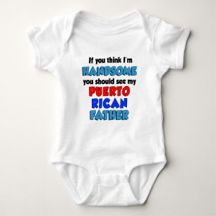 Tänka Jag är Handsome Puerto Rican Far T Shirt