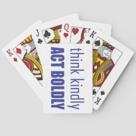 Tänka Kinly, agera självständigt Casinokort