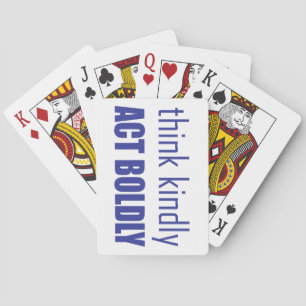 Tänka Kinly, agera självständigt Casinokort