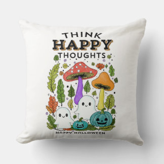 Tänka lycklig tankar Halloween Collection Kudde