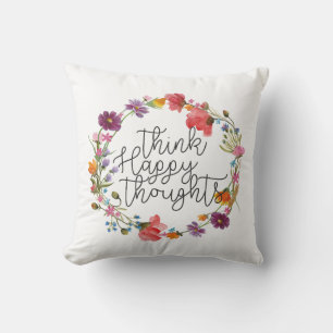 Tänka Lycklig Tankar, inspirationsoffert Kudde