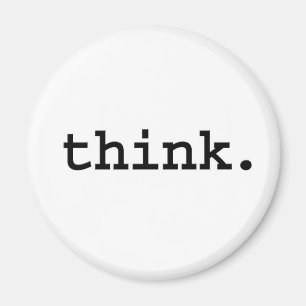 tänka. magnet