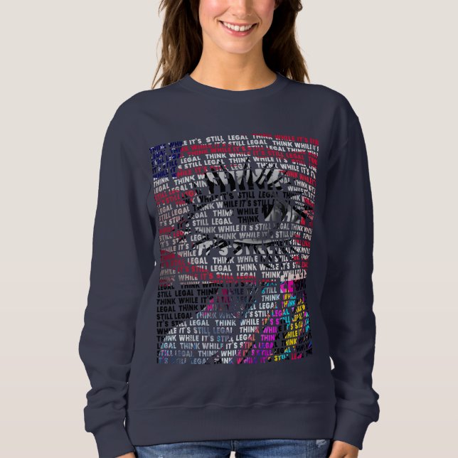 Tänka medan det fortfarande är lagligt t shirt (Framsida)