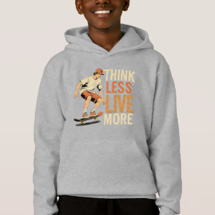 Tänka Mindre levande mer - Retro Skater inspiratio T Shirt