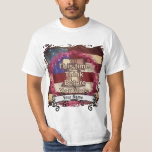 Tänka och omröstning t shirt