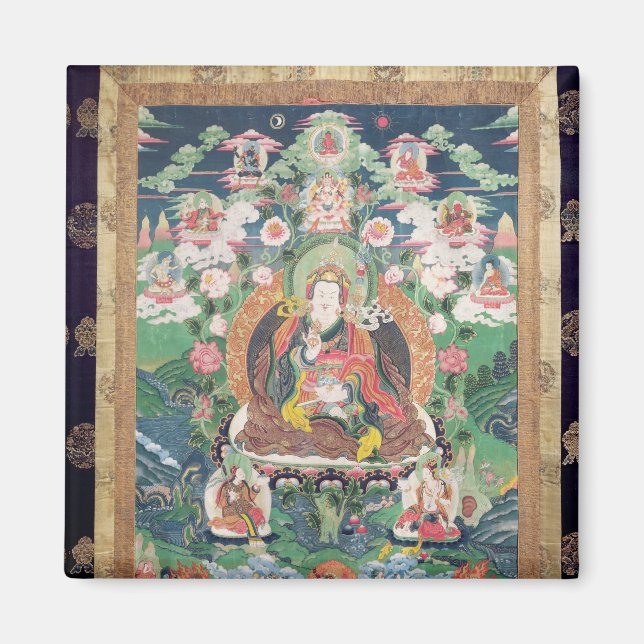 Tanka of Padmasambhava, c.749 AD Magnet (Framsidan)