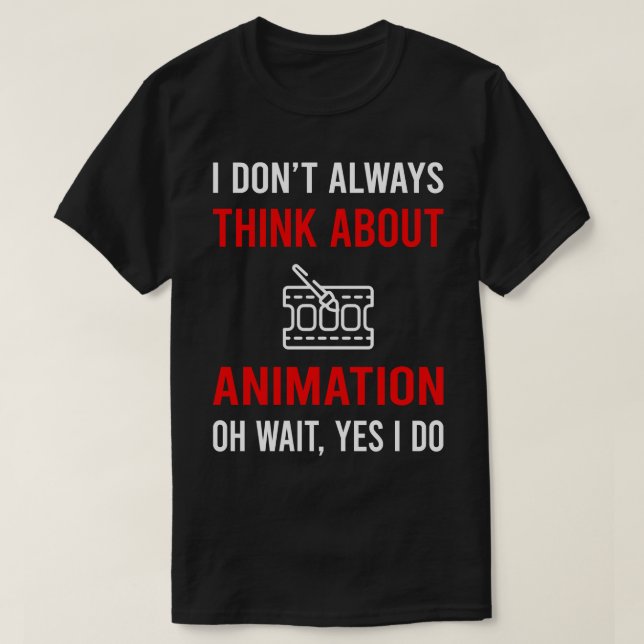 Tänka om animering t shirt (Design framsida)