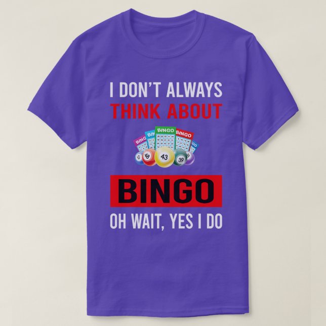 Tänka Om Bingo T Shirt (Design framsida)