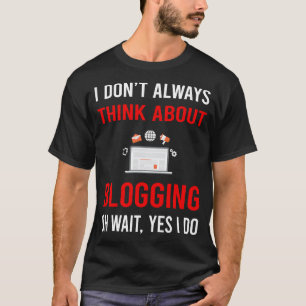 Tänka om Bloggare för Blogg om bloggning T Shirt