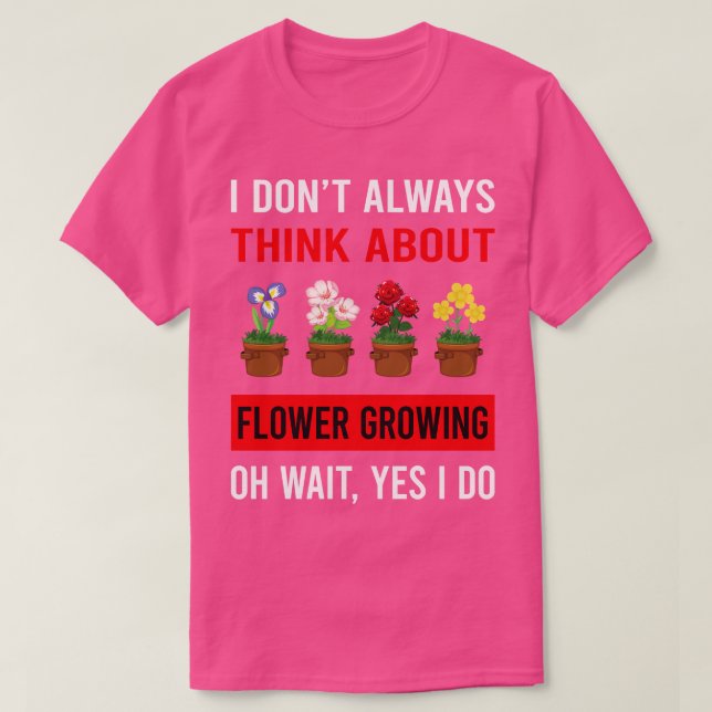 Tänka om blommor  t shirt (Design framsida)