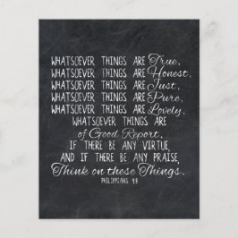 Tänka om dessa Sak-kristna bibelskript Flygblad