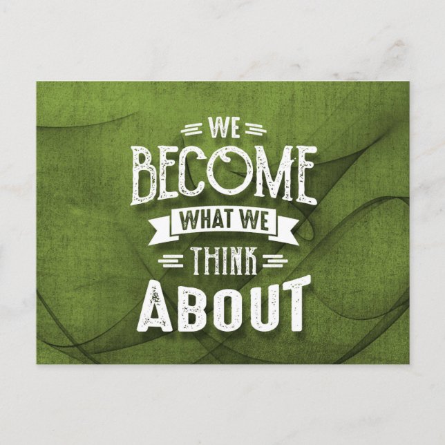 Tänka Om - Motiveringsofferter. Vykort (Framsida)