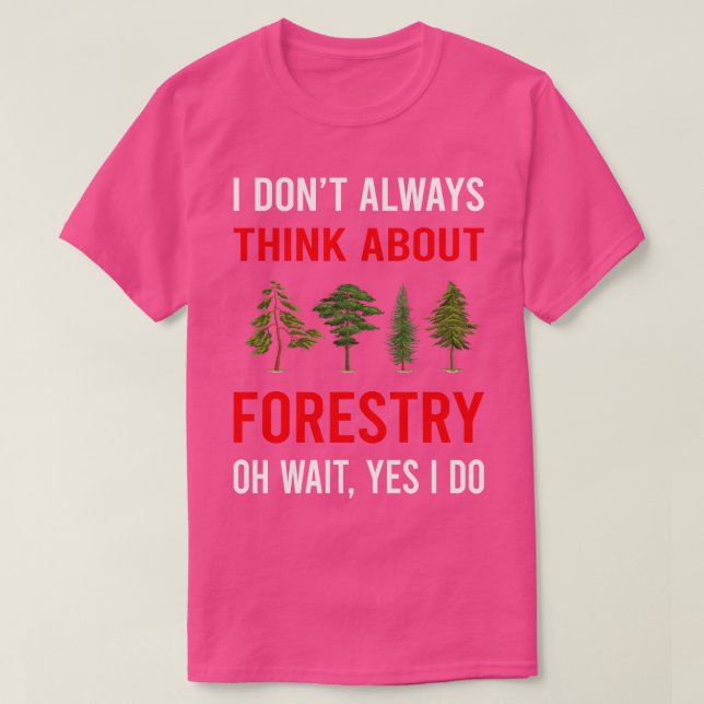 Tänka om skogsbruk t shirt (Design framsida)