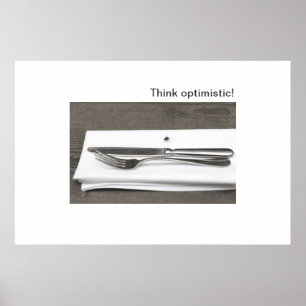 Tänka optimistisk! poster