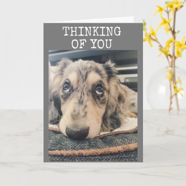 TÄNKA PÅ DIG OCH ÖNSKA DIG GRATTIS PÅ FÖDELSEDAGEN KORT (Gul blomma)