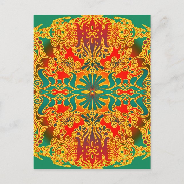 tänka på frimärke vykort (Framsida)