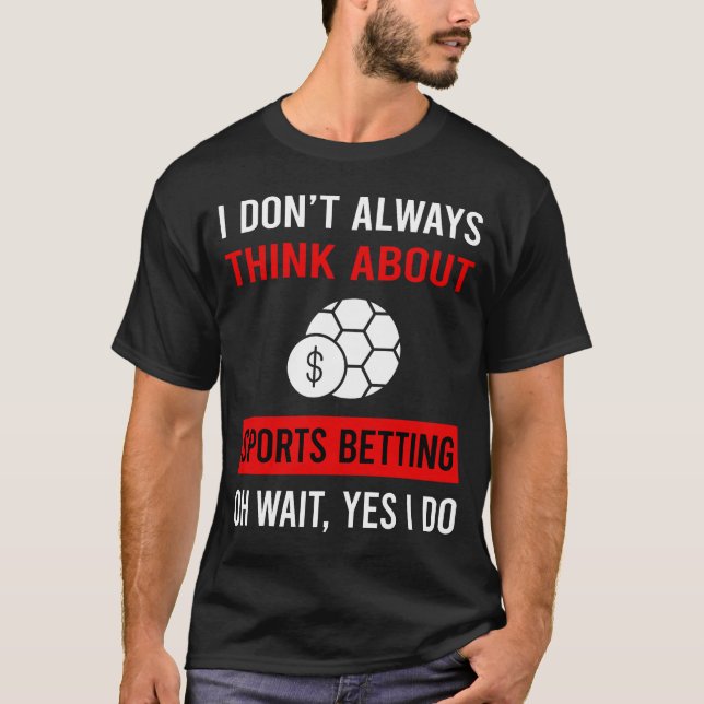 Tänka på sportspel t shirt (Framsida)