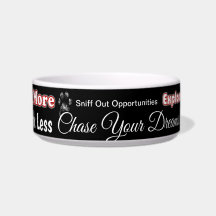 Tänka PAWsitive Hund Bowl