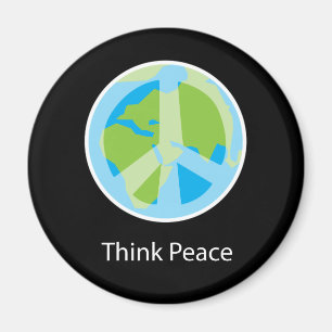 Tänka Peace Fridge Magnet