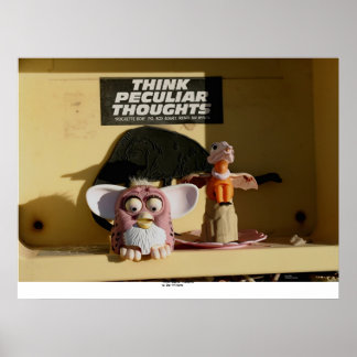 Tänka Pegendomliga tankar Poster