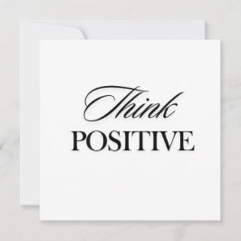 Tänka positiv