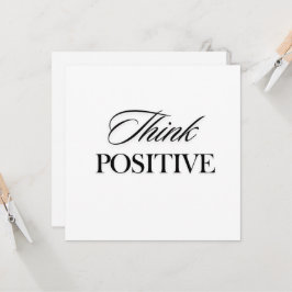 Tänka positiv