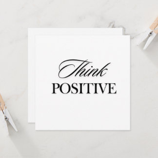 Tänka positiv