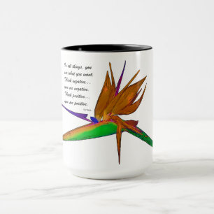 Tänka Positiv Anpassningsbar Kaffe Mugg