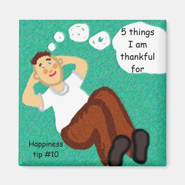 tänka positiv magnet (Framsidan)