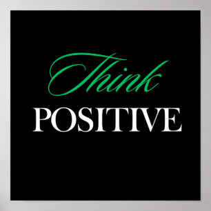 Tänka positiv poster