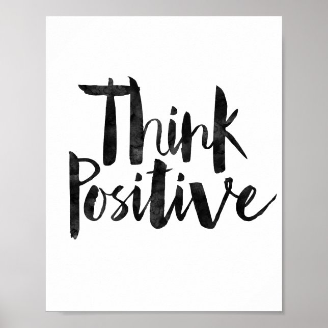 Tänka positiv poster (Framsidan)