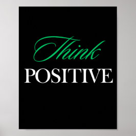 Tänka positiv poster