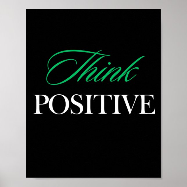 Tänka positiv poster (Framsidan)