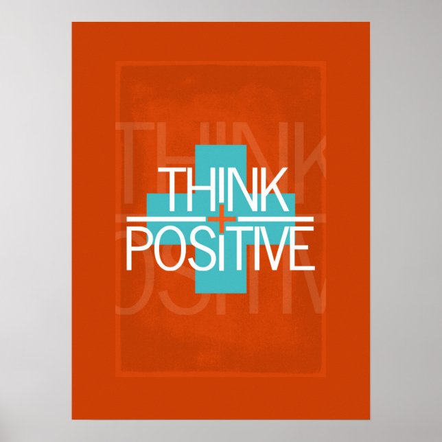 Tänka positiv poster (Framsidan)