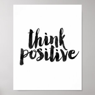 Tänka positiv poster
