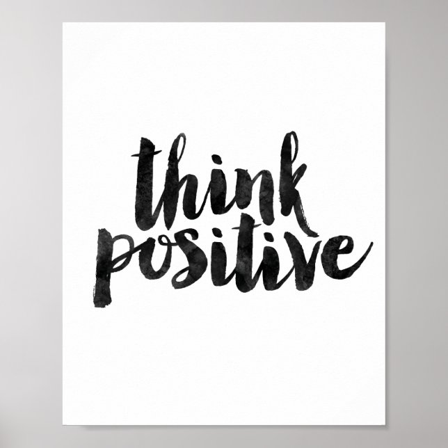 Tänka positiv poster (Framsidan)