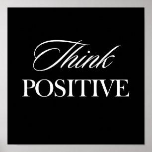 Tänka positiv poster