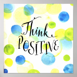 Tänka positivt poster