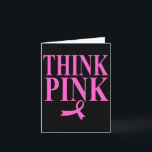 Tänka Rosa Bröstcancer Medvetandeskap Manar Vome Kort<br><div class="desc">Tänka Rosa Ökad medvetenhet om bröstcancer Manar Kvinnor</div>