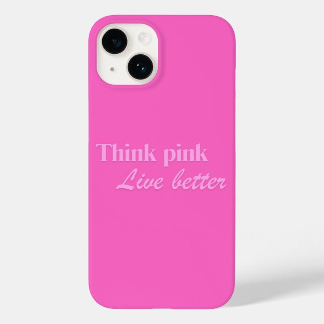 Tänka Rosa iphone case (Baksida)