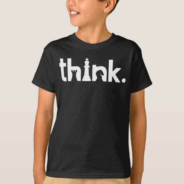Tänka Shirt, Tänka Chess Shirt, Chess T Shirt (Framsida)