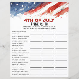 Tänka Snabbspel 4 juli Party