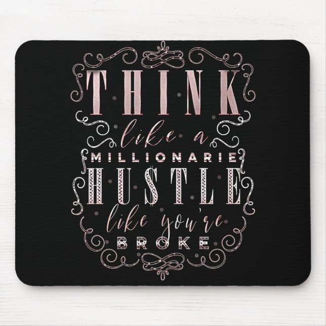 Tänka som en Millionaire Hustle som om du är Fatti Musmatta (Framsidan)
