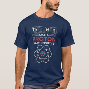 Tänka som en protonkemilärare vid födelsedagskag t shirt