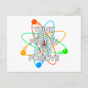 TÄNKA SOM ETT PROTON OCH SOM ÄR POSITIV VYKORT