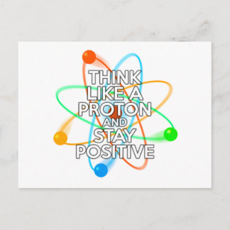 TÄNKA SOM ETT PROTON OCH SOM ÄR POSITIV VYKORT