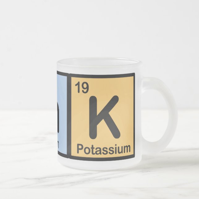 Tänka som göras av inslag frostad glasmugg (Höger)