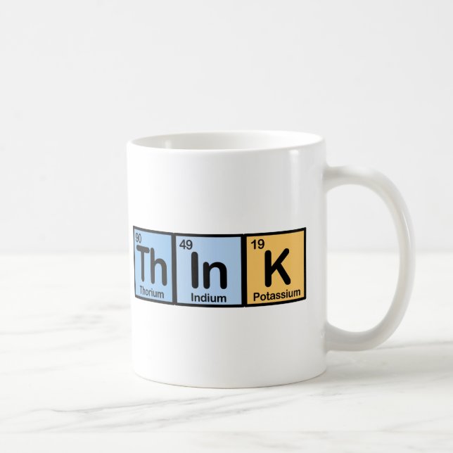 Tänka som göras av inslag kaffemugg (Höger)