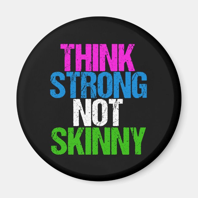Tänka Stark, inte Smalans inspirationskänsla Magnet (Framsidan)