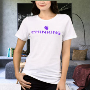 TÄNKA Statement Hatt Smart Mind Grafisk Kaskettr T Shirt